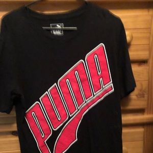 Black puma shirt
